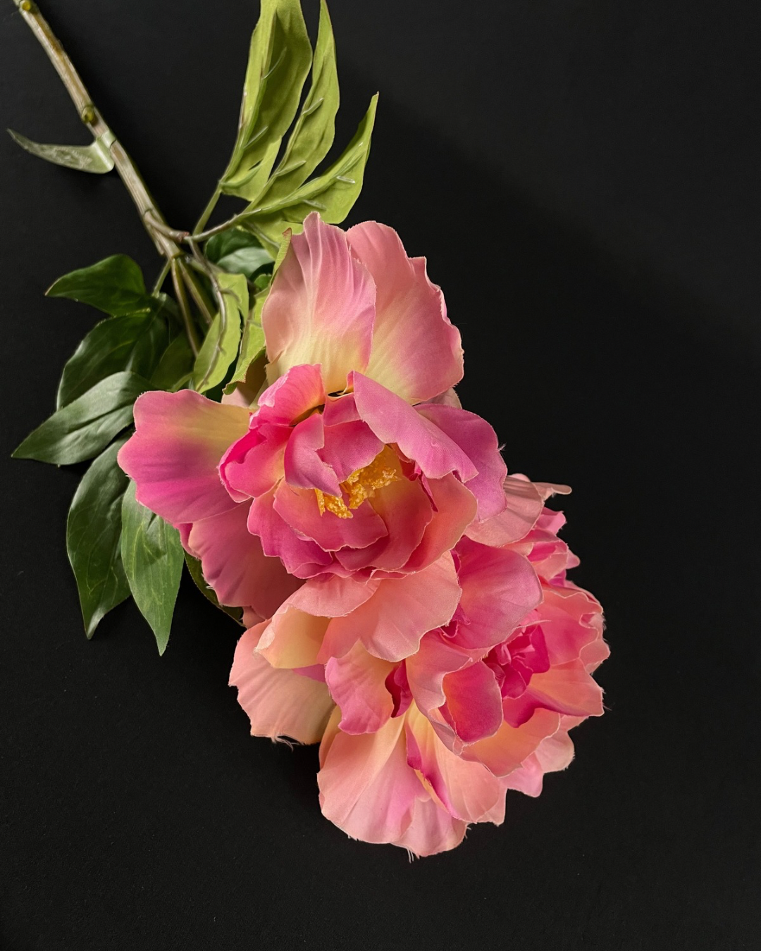 Silk Peony Spray