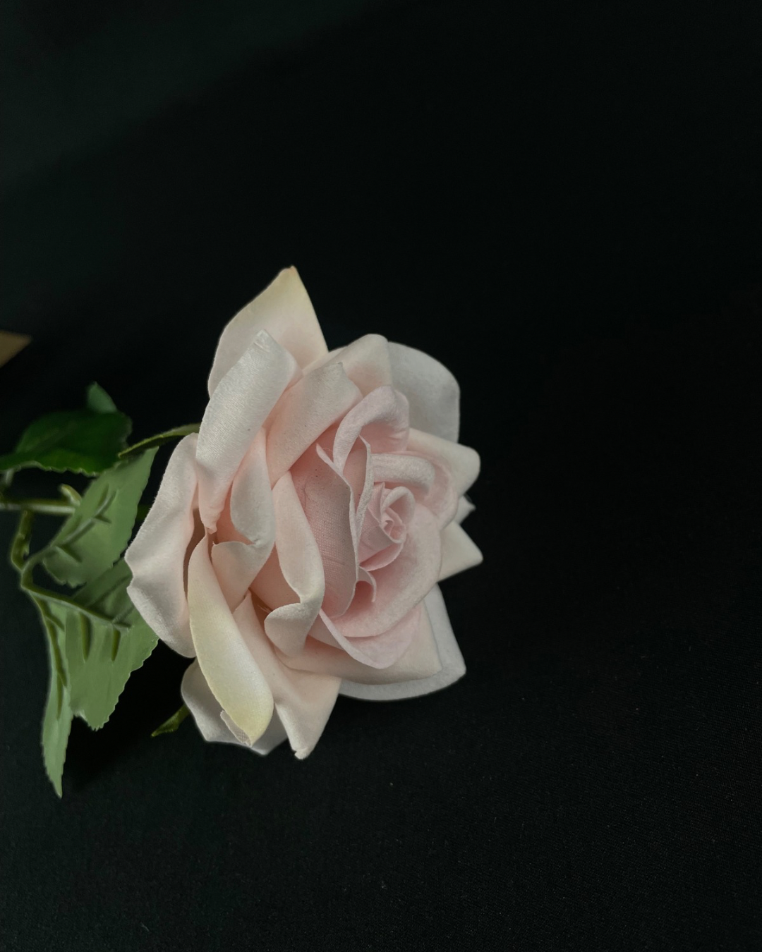 Silk Velvet Open Rose