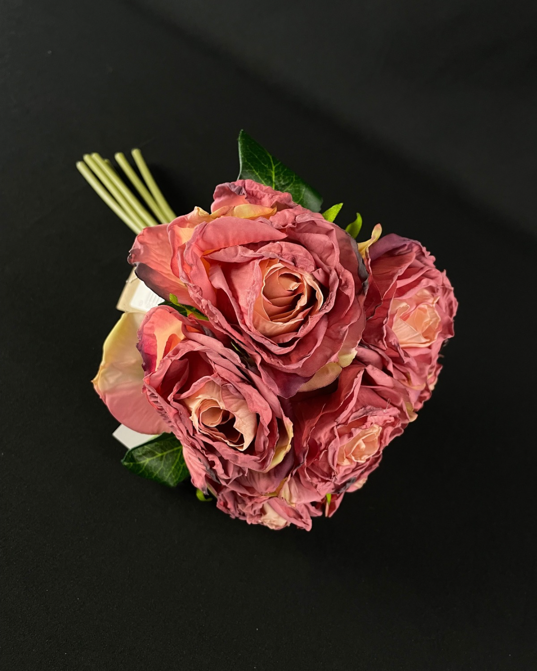 Silk Dried-touch Rose Handtie