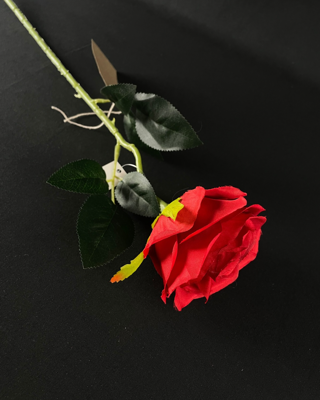 Silk Valentine Rose