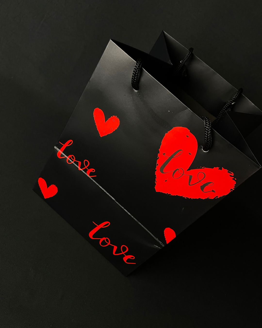 ‘Love’ Hand Tie Bags