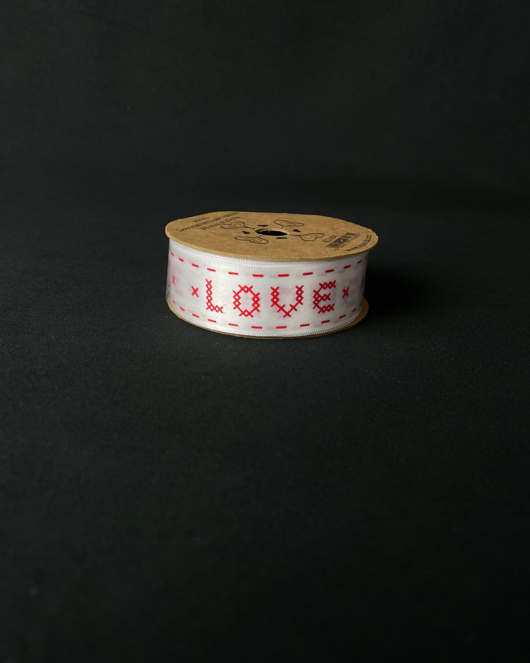 White Satin ‘love’ ribbon